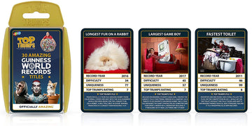Top Trumps Card Game Guiness World Records - Family Games For Kids And Adults - Learning Games - Kids Card Games For 2 Players And More - Kid War Games - Card Wars - For 6 Plus Kids