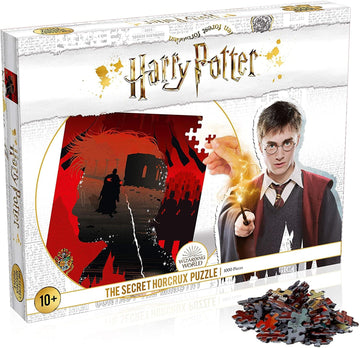 Top Puzzles Harry Potter Secret Horcrux 1000 Piece Jigsaw Puzzle Game, Delve Into The Battle Of Hogwarts Coloured In Shades Of Gryffindor, Gift And Toy For Ages 10 Plus