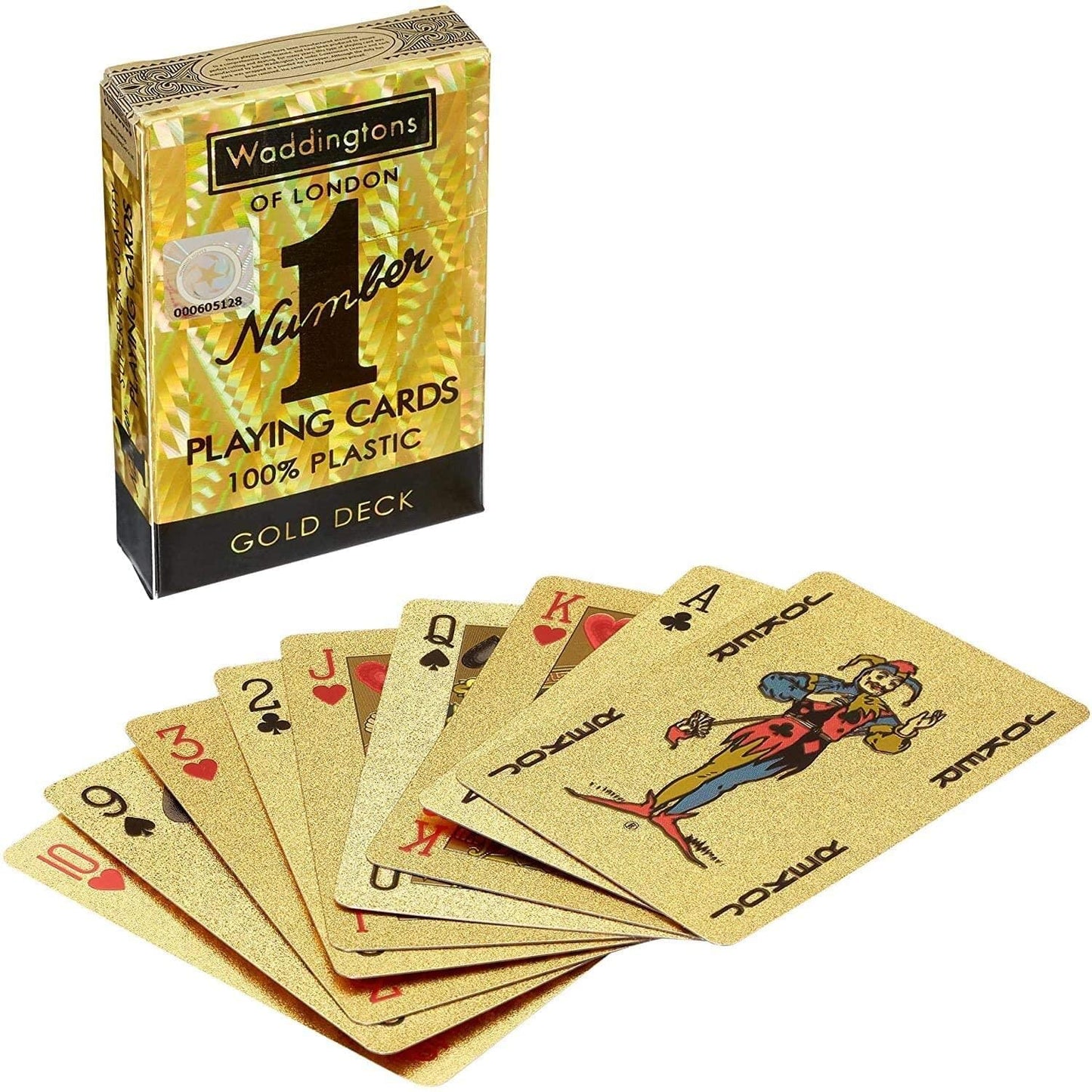 Classic Gold Waddingtons Number 1 Playing Cards