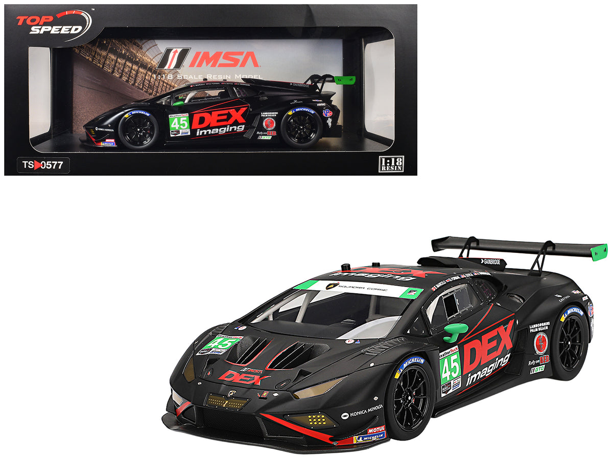 Lamborghini Huracan GT3 EVO2 #45 Graham Doyle - Danny Formal - Ashton Harrison - Kyle Marcelli inchWayne Taylor Racing with Andrettiinch inch24 Hours of Daytonainch (2024) 1/18 Model Car by Top Speed