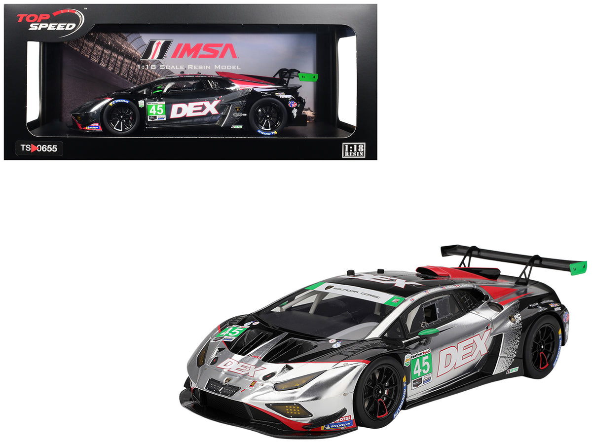 Lamborghini Huracan GT3 EVO2 #45 Graham Doyle - Danny Formal - Trent Hindman - Kyle Marcelli inchWayne Taylor Racinginch IMSA inch24 Hours of Daytonainch (2025) 1/18 Model Car by Top Speed