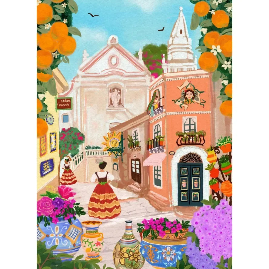 Taormina 1000 Piece Jigsaw Puzzle Puzzledly