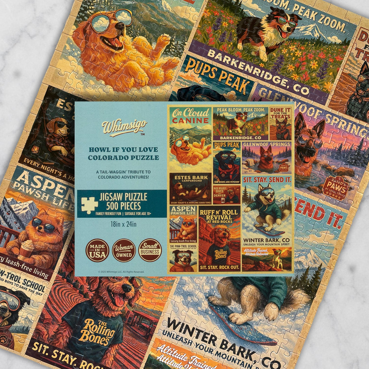 Howl If You Love Colorado Jigsaw Puzzle