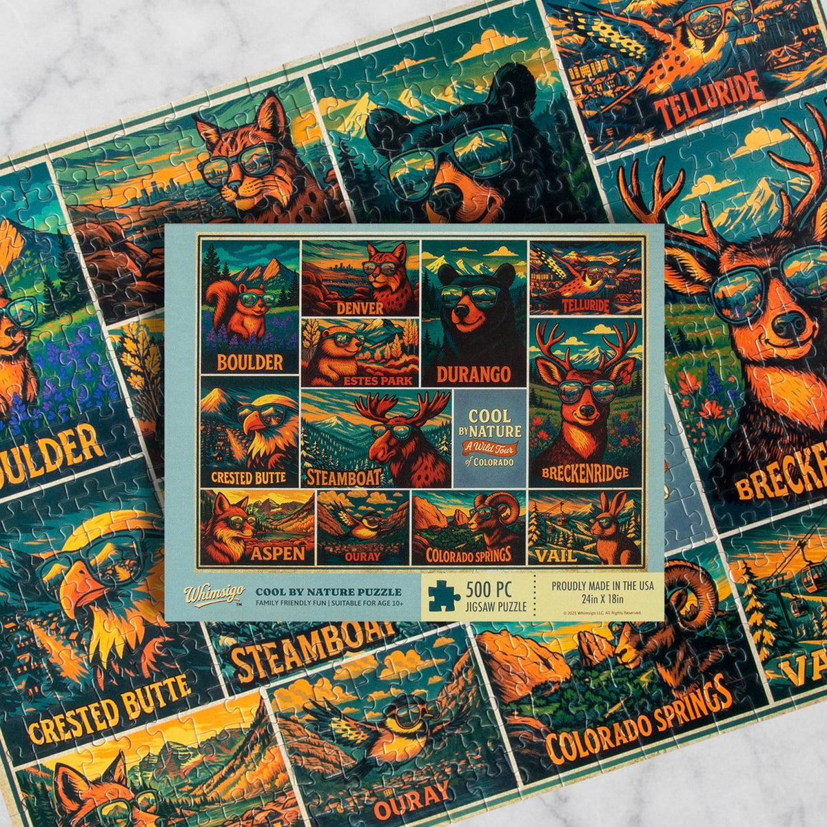 Cool By Nature: A Wild Tour of Colorado (500 Piece) Jigsaw Puzzle