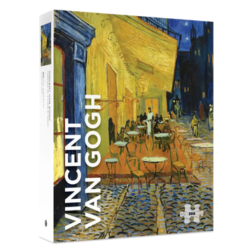 Terrace of A Café At Night by Van Gogh 500 Piece Jigsaw Puzzle Pomegranate