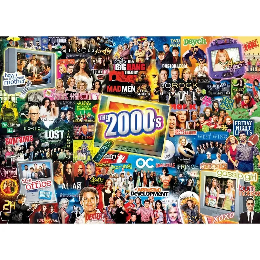 The 2000's TV Time 1000 Piece Jigsaw Puzzle MasterPieces
