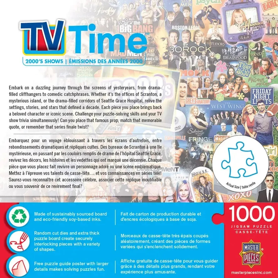 The 2000's TV Time 1000 Piece Jigsaw Puzzle MasterPieces