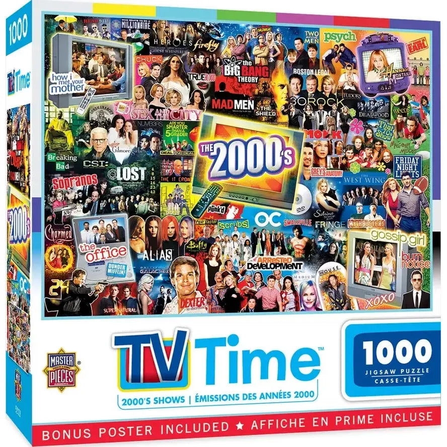 The 2000's TV Time 1000 Piece Jigsaw Puzzle MasterPieces