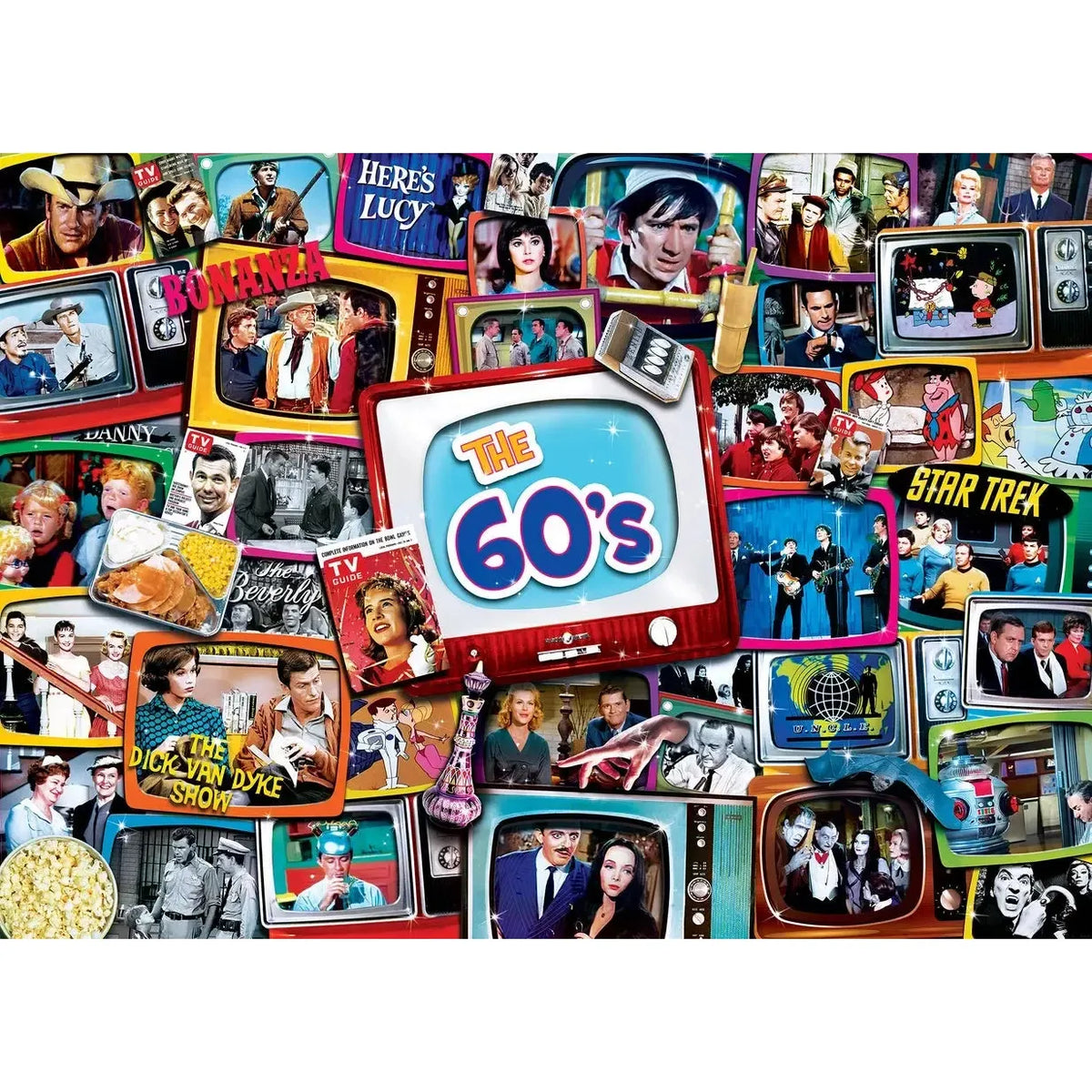 The 60's TV Time 1000 Piece Jigsaw Puzzle MasterPieces