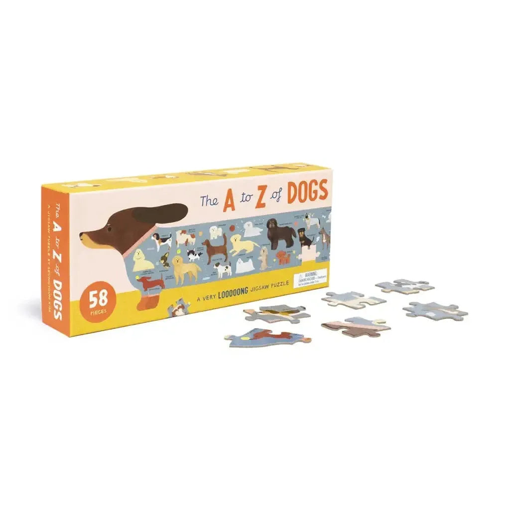 The A-Z of Dogs 58 Piece Jigsaw Puzzle Laurence King