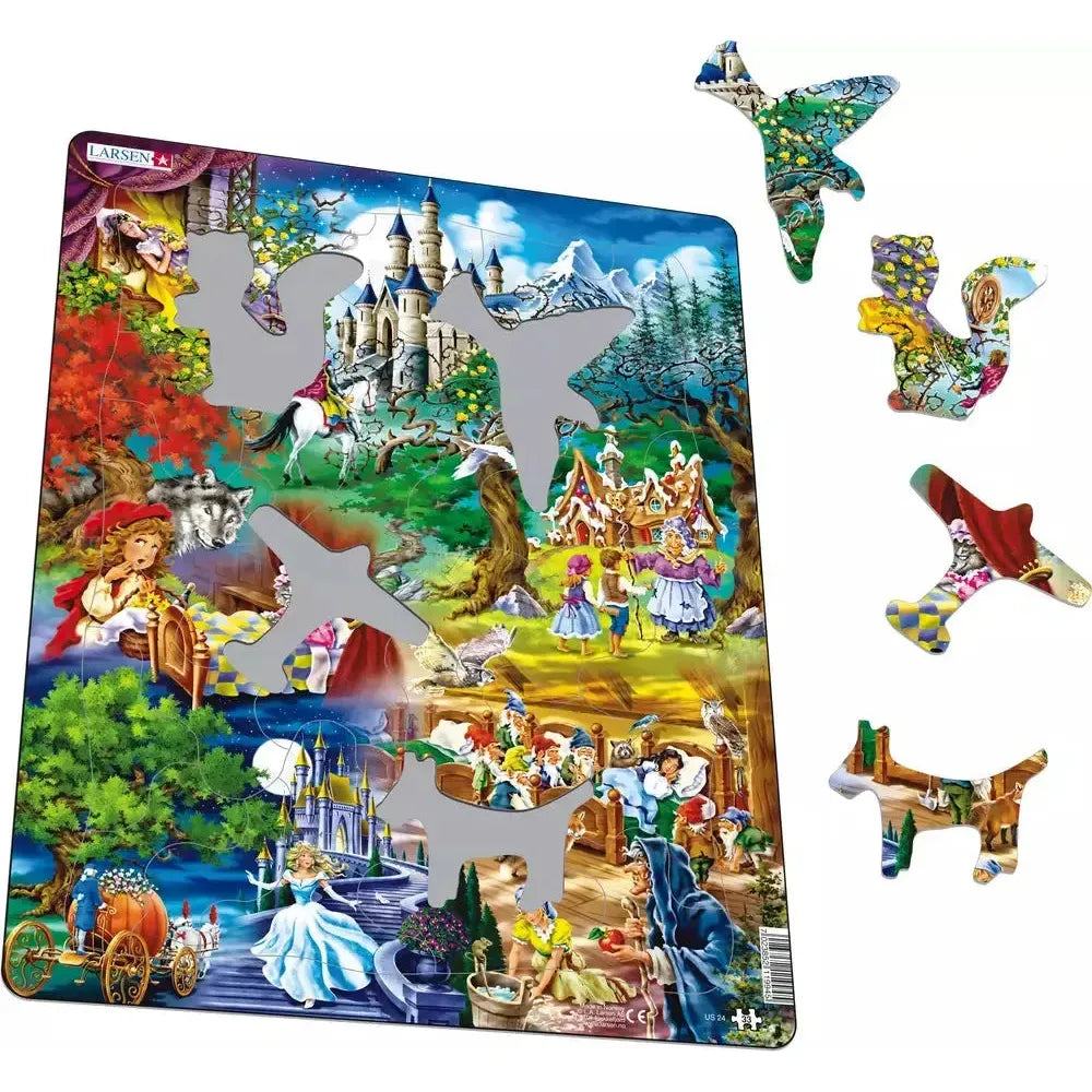 The Brothers Grimms' Fairy Tales 33 Piece Tray Jigsaw Puzzle Larsen