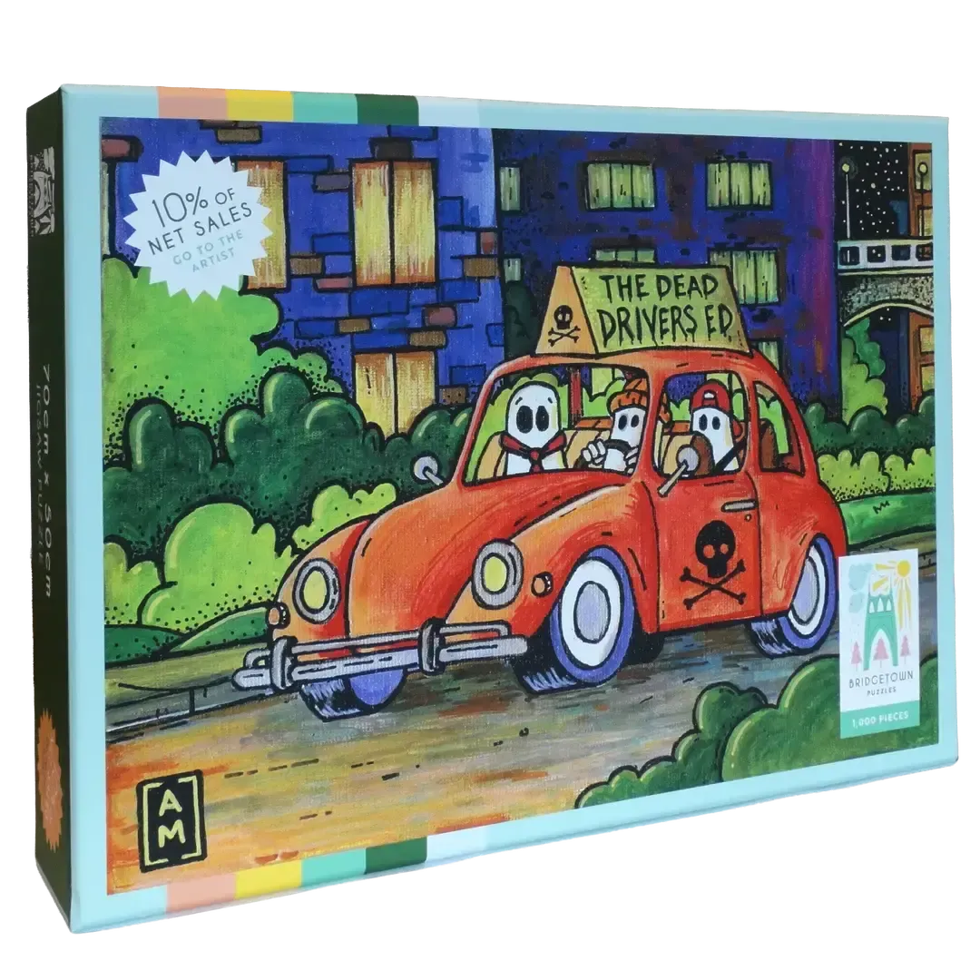 The Dead's Drivers Ed by Andrew Maynard 1000 Piece Jigsaw Puzzle Bridgetown