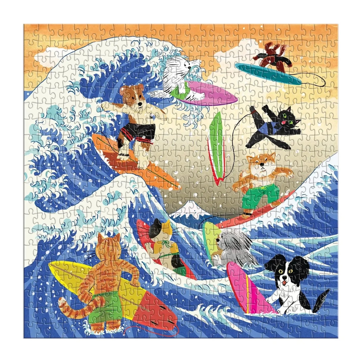 The Great Surf 500 Piece Jigsaw Puzzle Galison