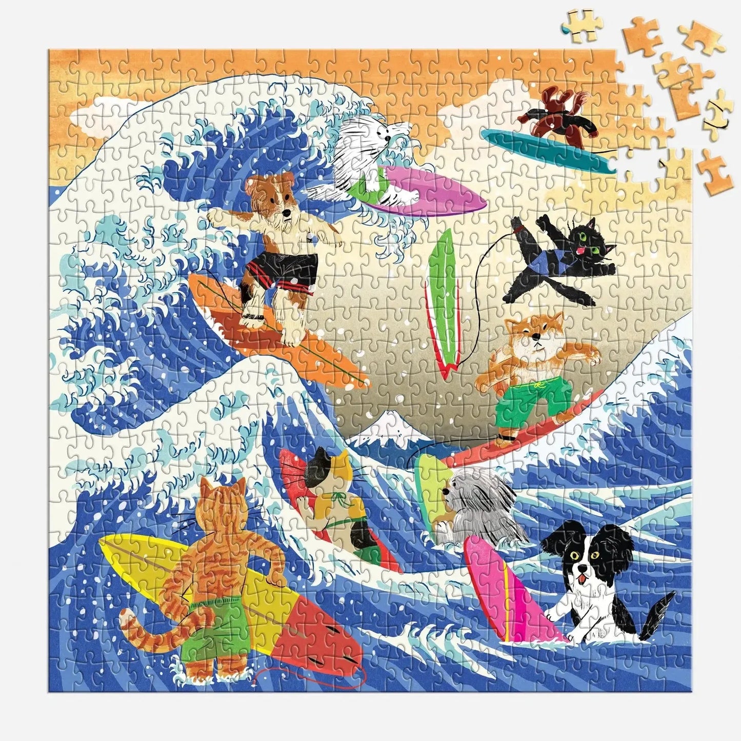 The Great Surf 500 Piece Jigsaw Puzzle Galison