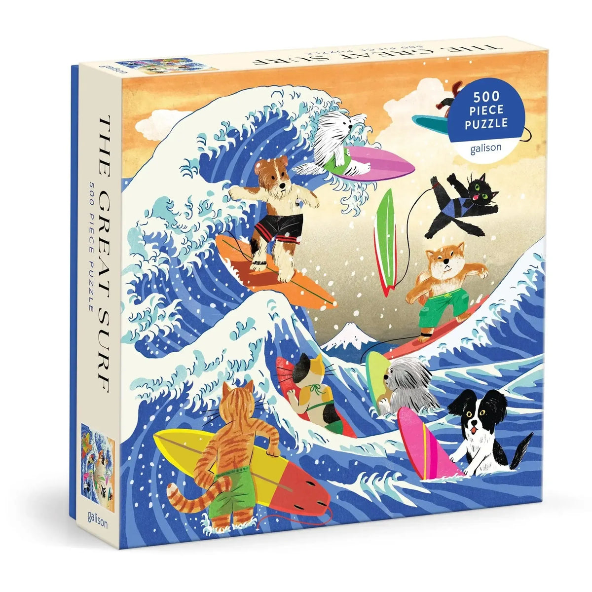 The Great Surf 500 Piece Jigsaw Puzzle Galison