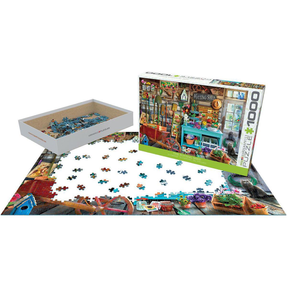 The Potting Shed 1000 Piece Jigsaw Puzzle Eurographics