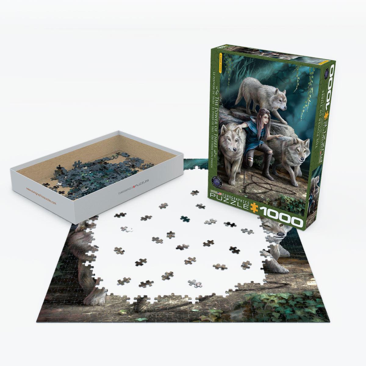 The Power of Three 1000 Piece Jigsaw Puzzle Eurographics