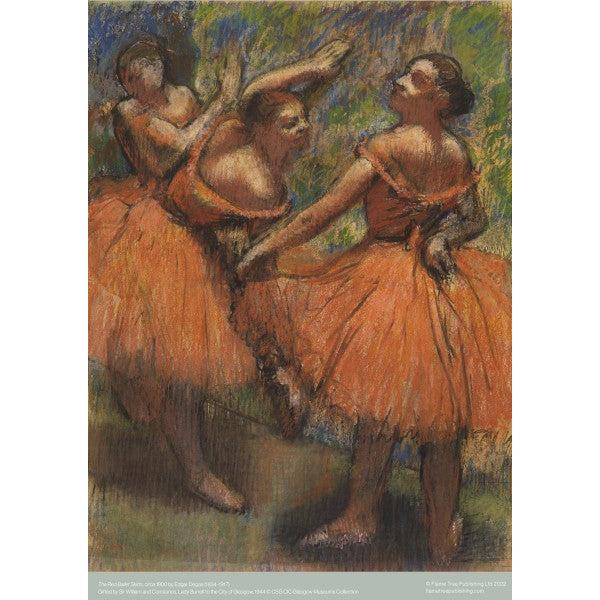 The Red Ballet Skirts by Edgar Degas 500 Piece Jigsaw Puzzle Flame Tree