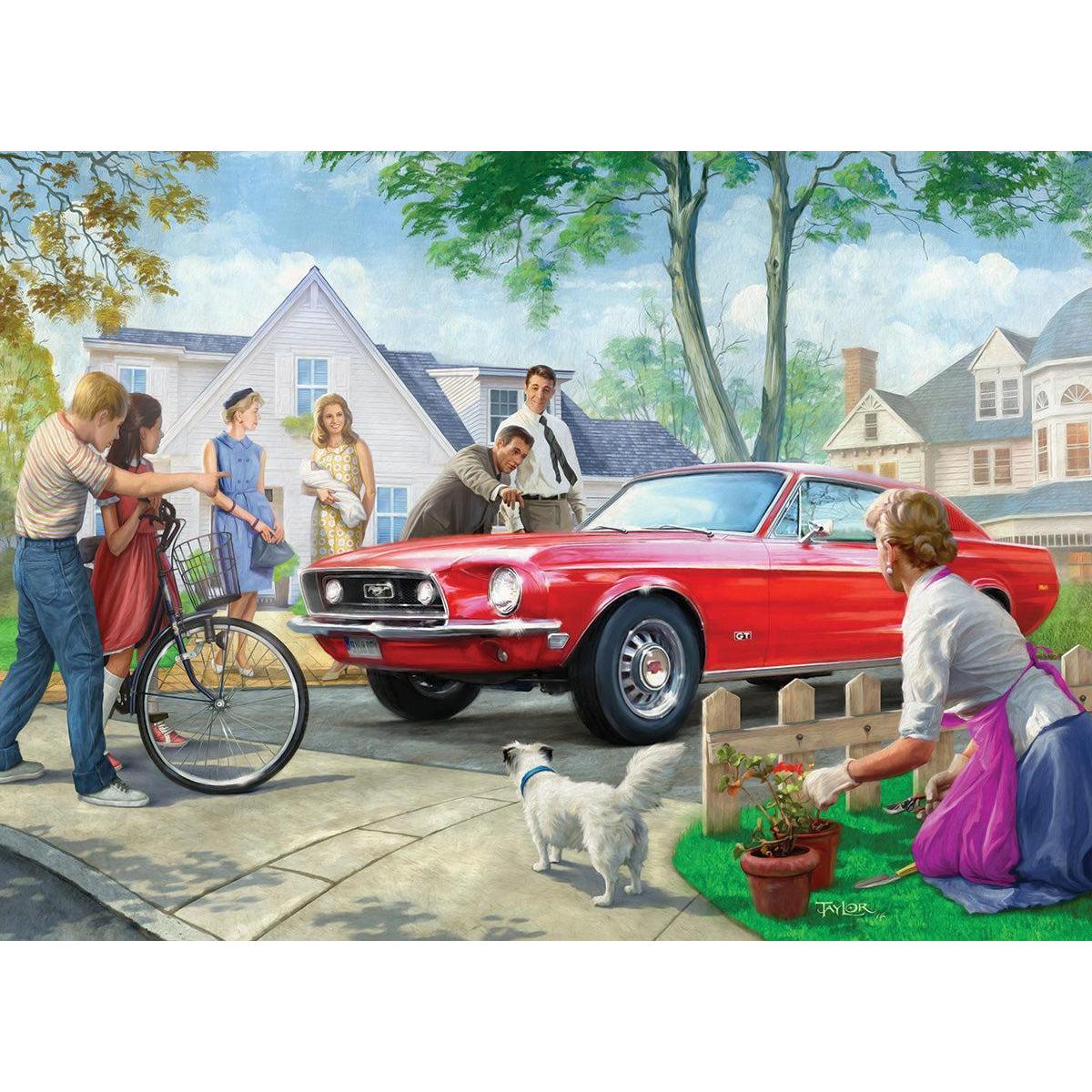 The Red Pony Ford Mustang 1000 Piece Jigsaw Puzzle Eurographics