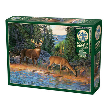 The River's Edge 1000 Piece Jigsaw Puzzle Cobble Hill