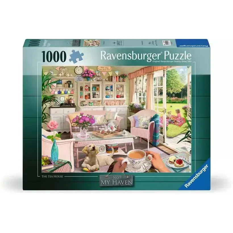 The Tea House "No. 9 My Haven" 1000 Piece Jigsaw Puzzle Ravensburger