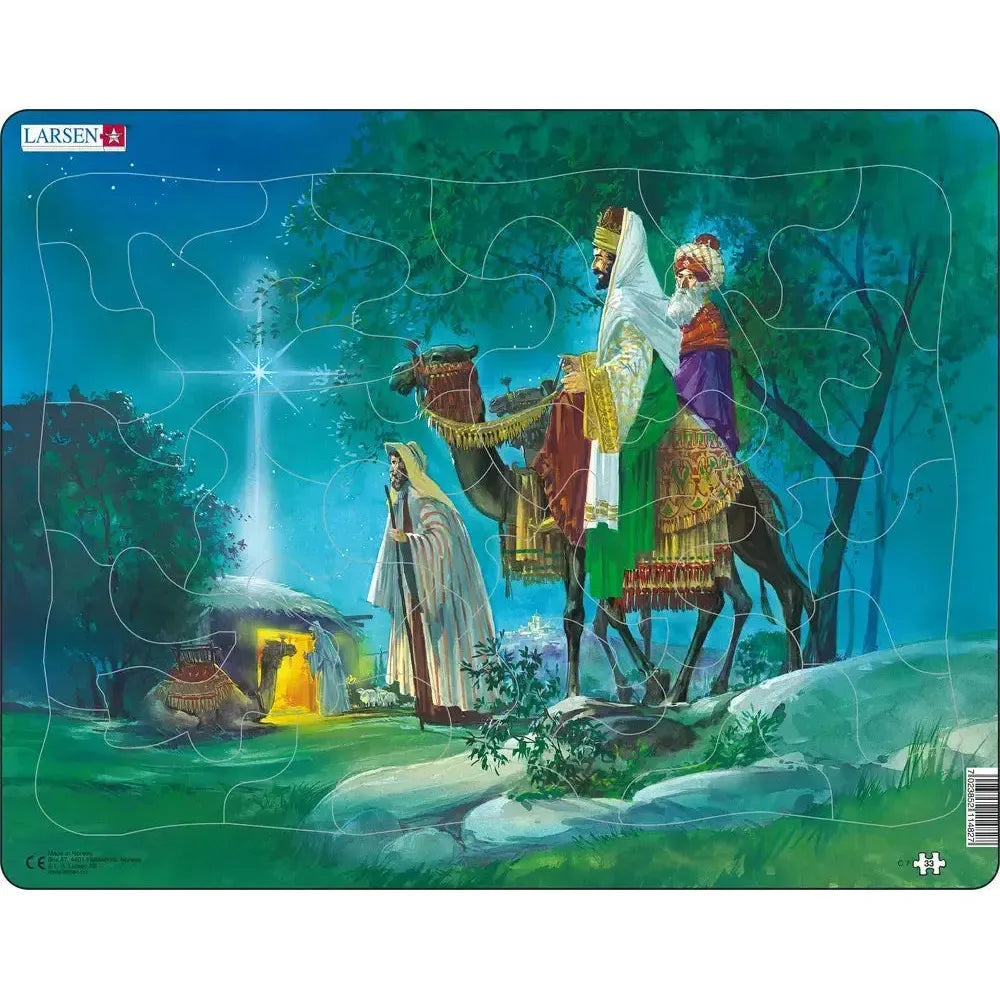 The Three Wise Men 33 Piece Tray Jigsaw Puzzle Larsen