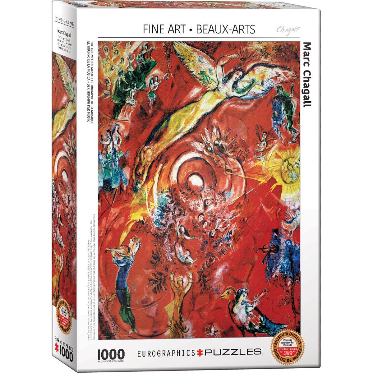 The Triumph of Music by Marc Chagall 1000 Piece Jigsaw Puzzle Eurographics