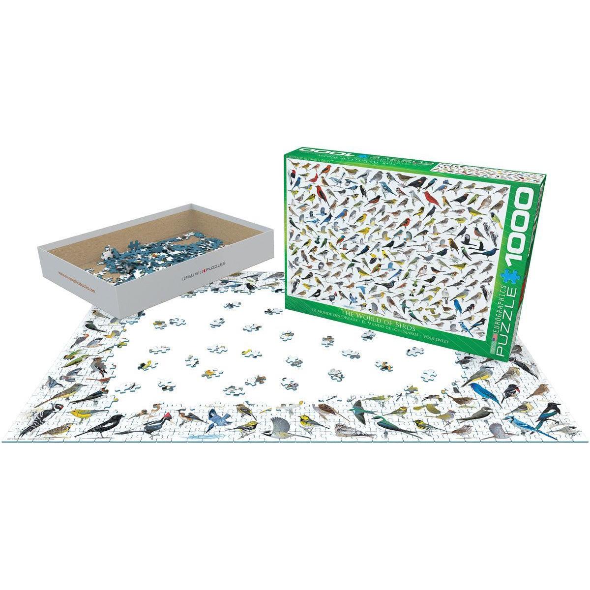 The World of Birds 1000 Piece Jigsaw Puzzle Eurographics