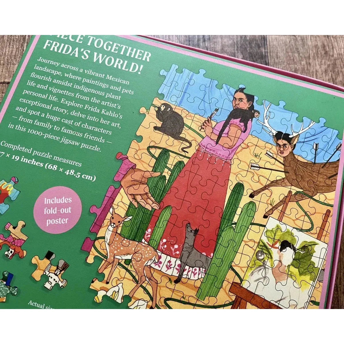 The World of Frida Kahlo 1000 Piece Jigsaw Puzzle Laurence King
