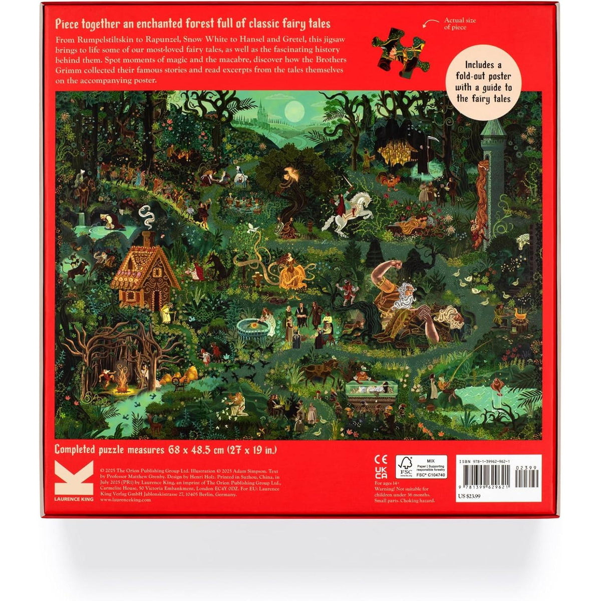 The World of Grimms' Fairy Tales 1000 Piece Jigsaw Puzzle Laurence King