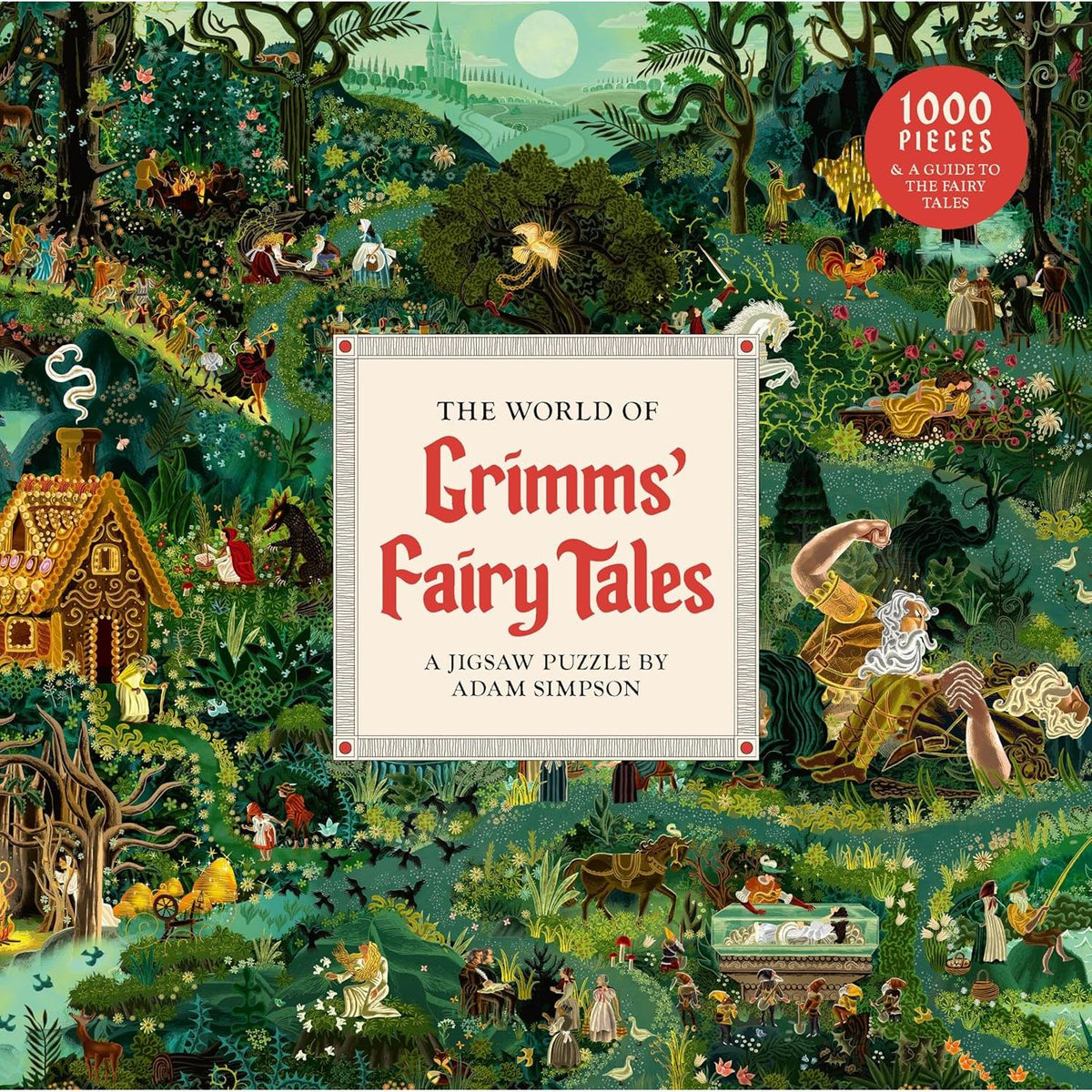 The World of Grimms' Fairy Tales 1000 Piece Jigsaw Puzzle Laurence King