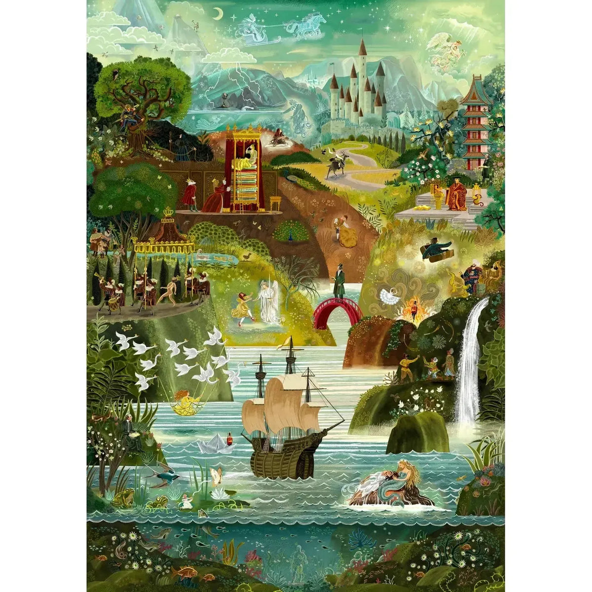 The World of Hans Christian Andersen's Fairy Tales 1000 Piece Jigsaw Puzzle Laurence King