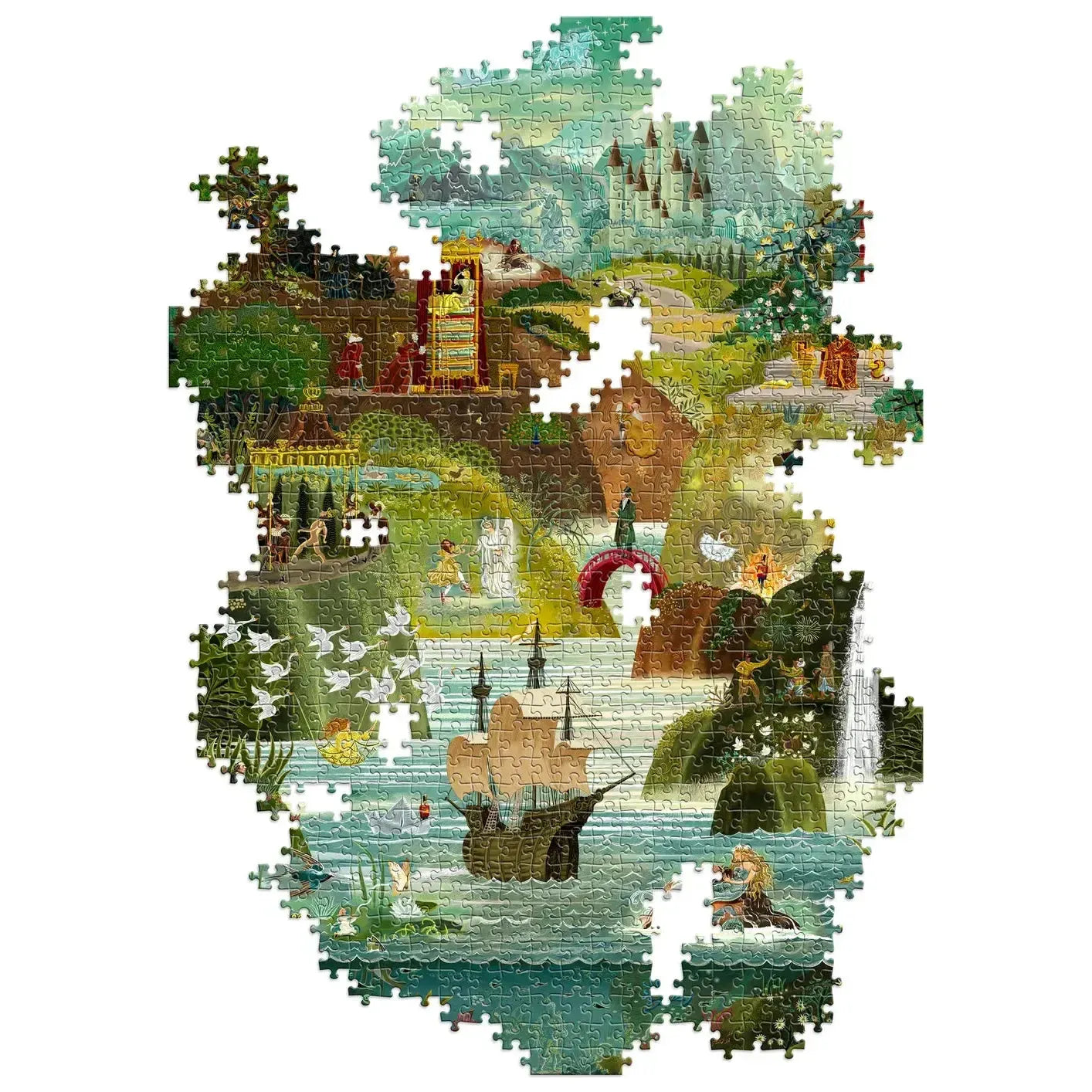 The World of Hans Christian Andersen's Fairy Tales 1000 Piece Jigsaw Puzzle Laurence King