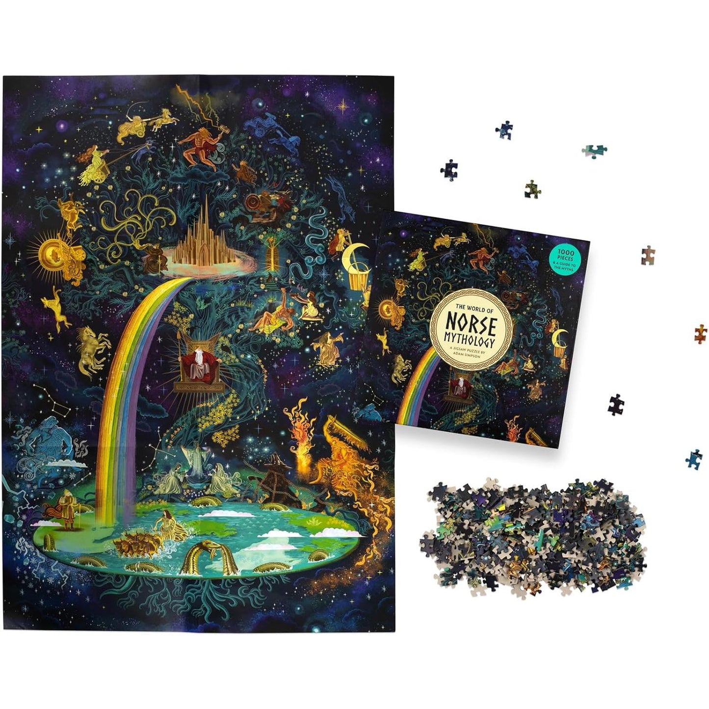 The World of Norse Mythology 1000 Piece Jigsaw Puzzle Laurence King