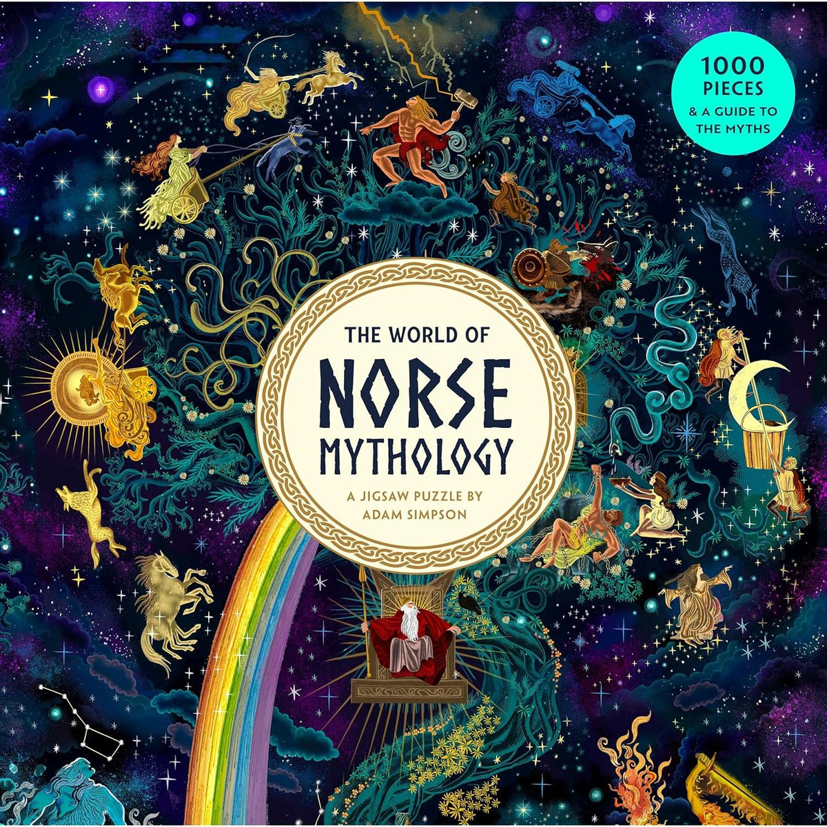 The World of Norse Mythology 1000 Piece Jigsaw Puzzle Laurence King