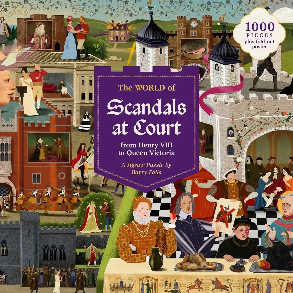 The World of Scandals at Court 1000 Piece Jigsaw Puzzle Laurence King
