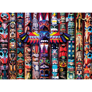 Totem Poles 1000 Piece Jigsaw Puzzle Eurographics