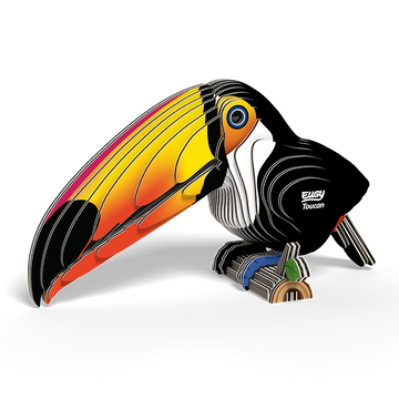 Toucan 3D Cardboard Model Kit Eugy