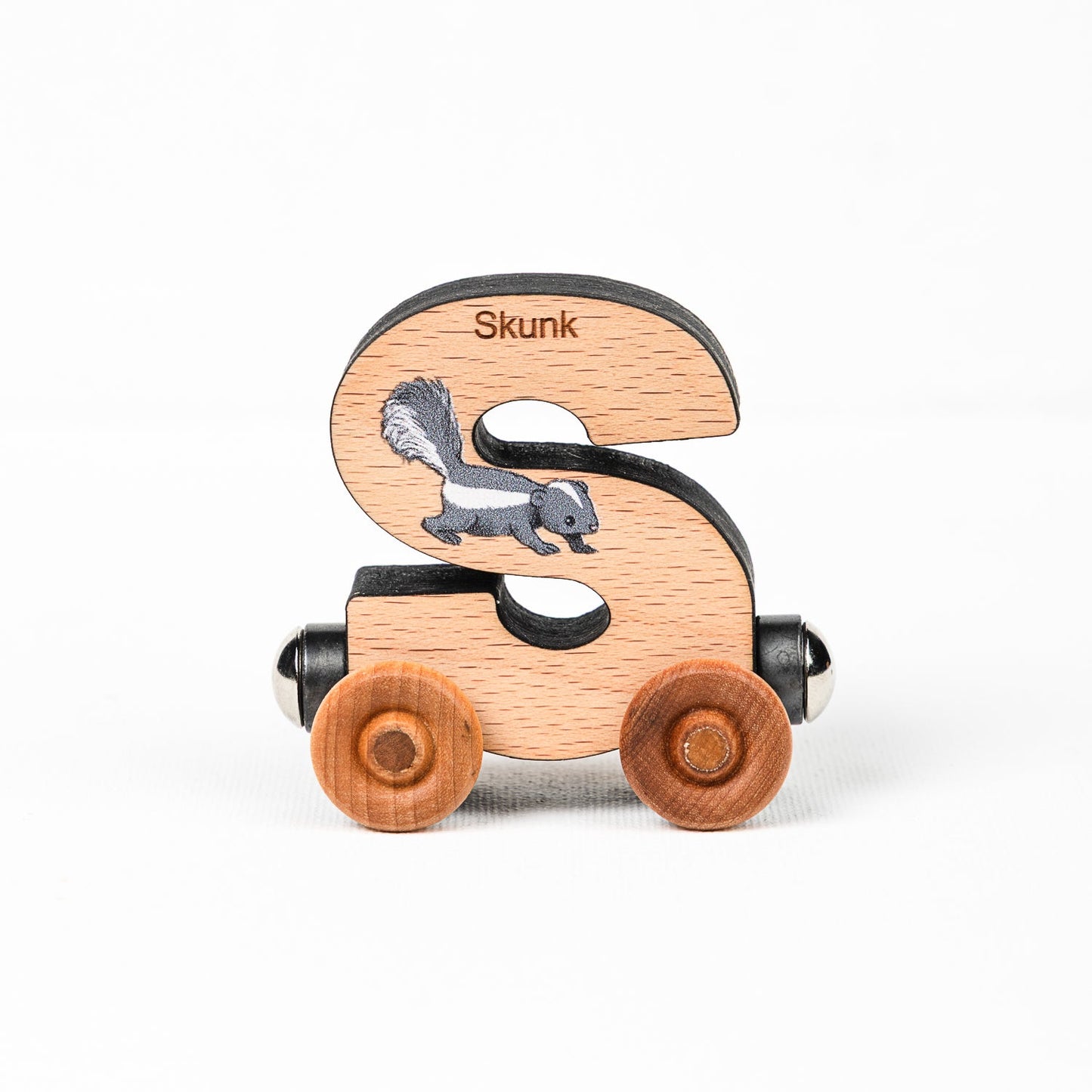 ABCs Magnetic Wooden Train Letters Made in USA for Kids | Made in the USA 🇺🇸