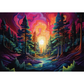 Trippy Timber 1000 Piece Jigsaw Puzzle Trippy