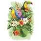 Tropical Birds 300 Piece Wood Jigsaw Puzzle Wooden City