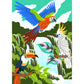 Tropical Birds 99 Piece Mini Jigsaw Puzzle Puzzledly