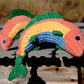 Raucous Rainbow Trout Knottie® Plush Dog Toy