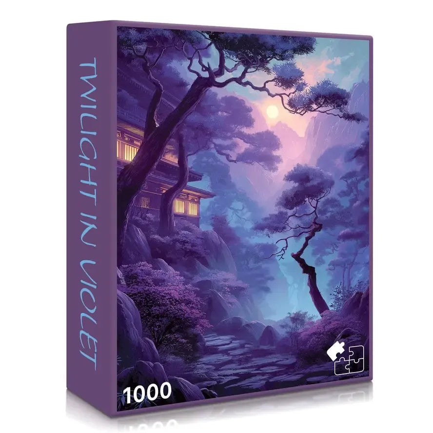 Twilight in Violet 1000 Piece Jigsaw Puzzle Final Piece