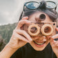 Twinkle Camera - Walnut Camera Body W/ Beechwood Lenses