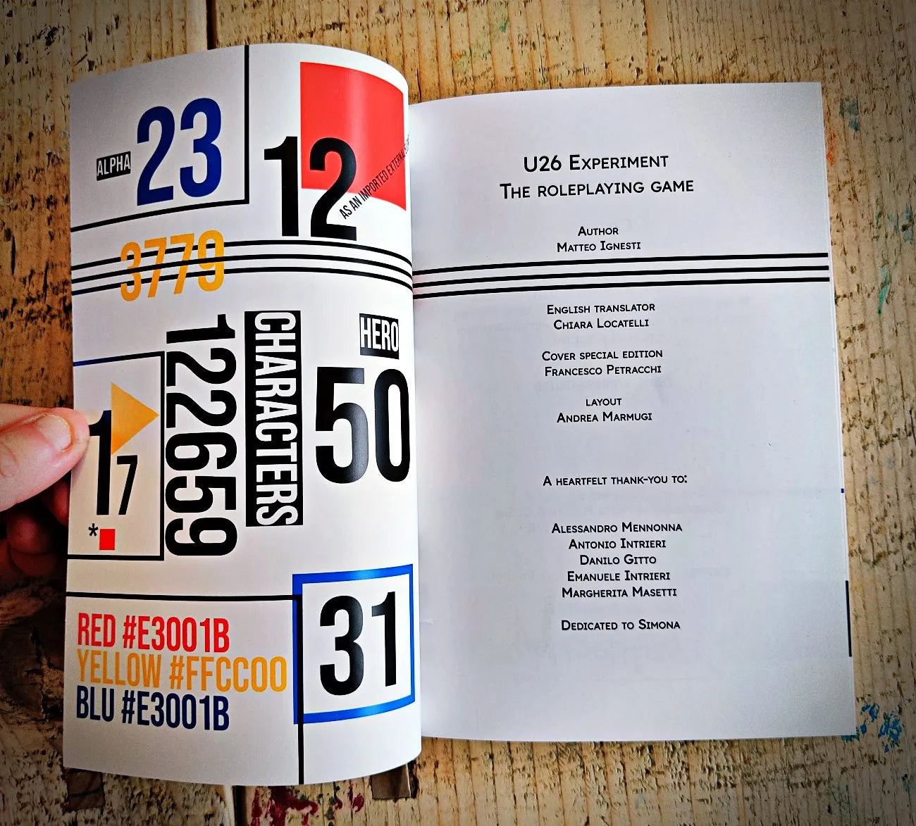 U26 Experiment (RPG  Book + PDF)