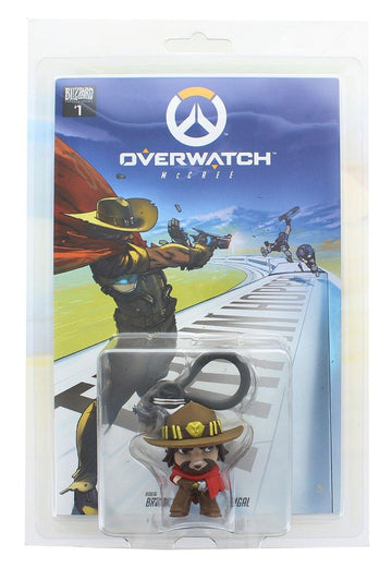 Overwatch Hanger Mini Figure & Comic Book Set - Mccree