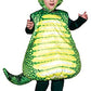 Dinosaur Green Triceratops Printed Belly Baby Costume | Medium