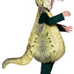 Dinosaur Green T-Rex Printed Belly Baby Costume | Medium