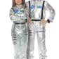 Underwraps Kid'S Children'S Astronaut Jumpsuit Costume - Silver Childrens Costume, Silver, Small